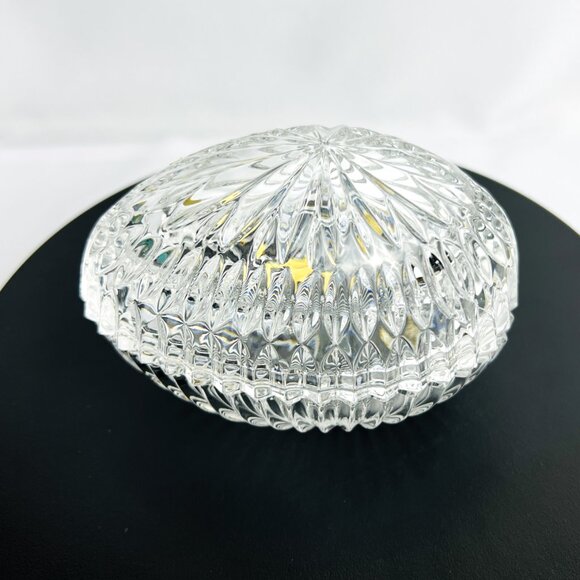 Crystal Vintage Lidded Egg Nachtmann Bleikristall in Box W Germany 5” long - Picture 9 of 11